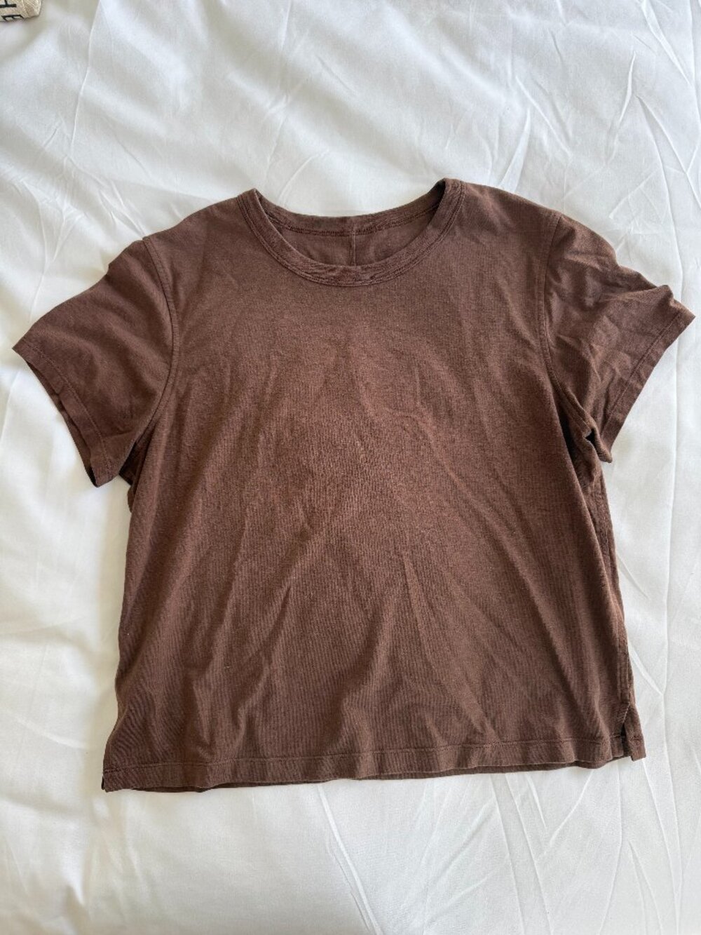 Lululemon Classic-Fit Cotton-Blend T-Shirt Brown